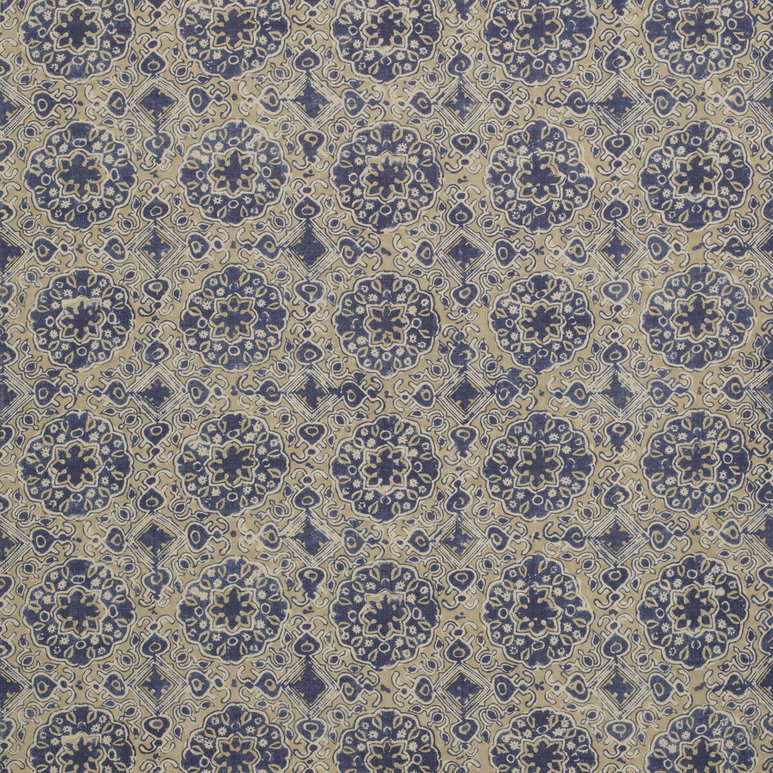Lee Jofa Ashcombe Sand/Blue Fabric