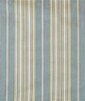 Lee Jofa Windsor Stripe Aqua/Gold Fabric