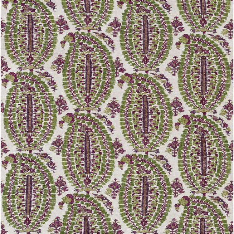 Lee Jofa Anoushka Plum/Green Fabric