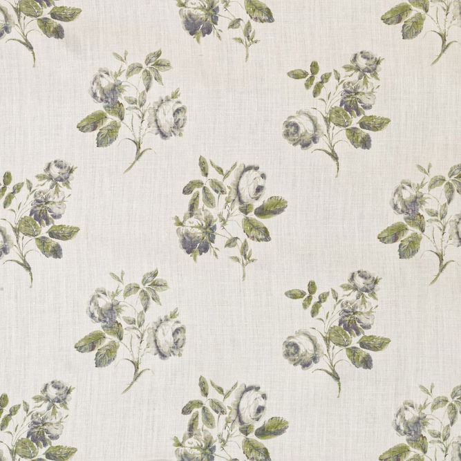 Lee Jofa Simsbury Lime/Blue Fabric