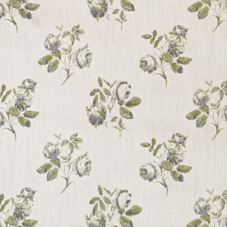 Lee Jofa Simsbury Lime/Blue Fabric