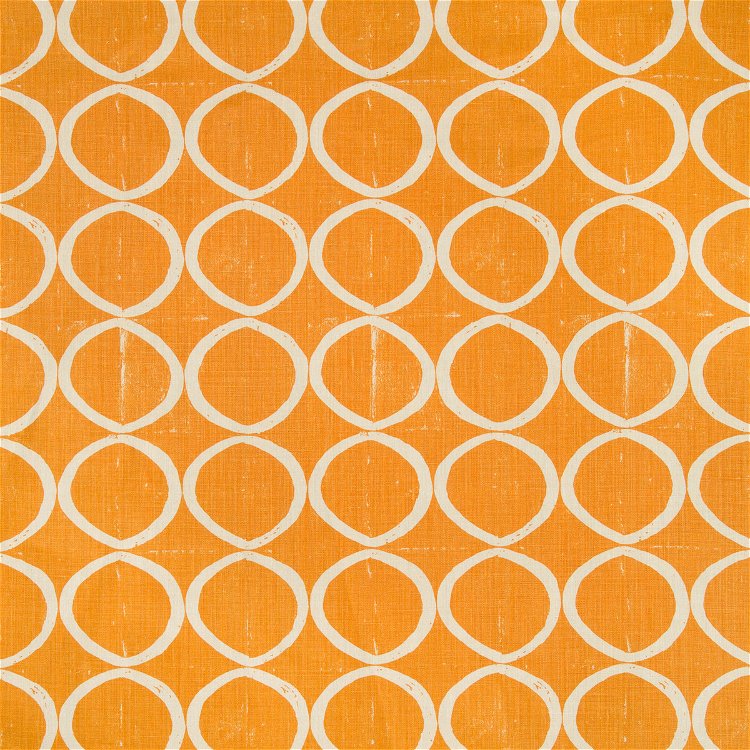 Lee Jofa Circles Tangerine Fabric