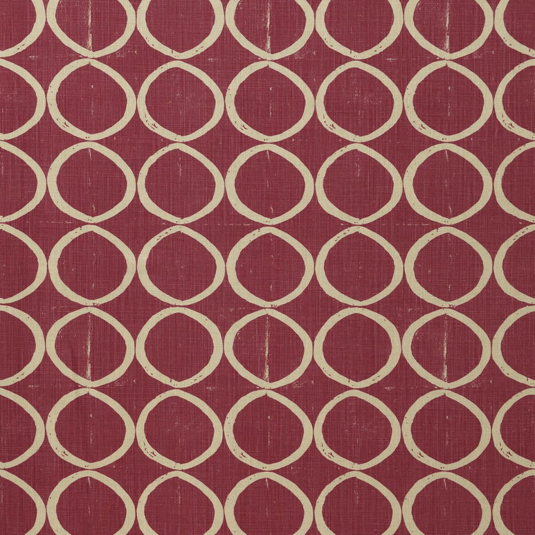 Lee Jofa Circles Berry Fabric