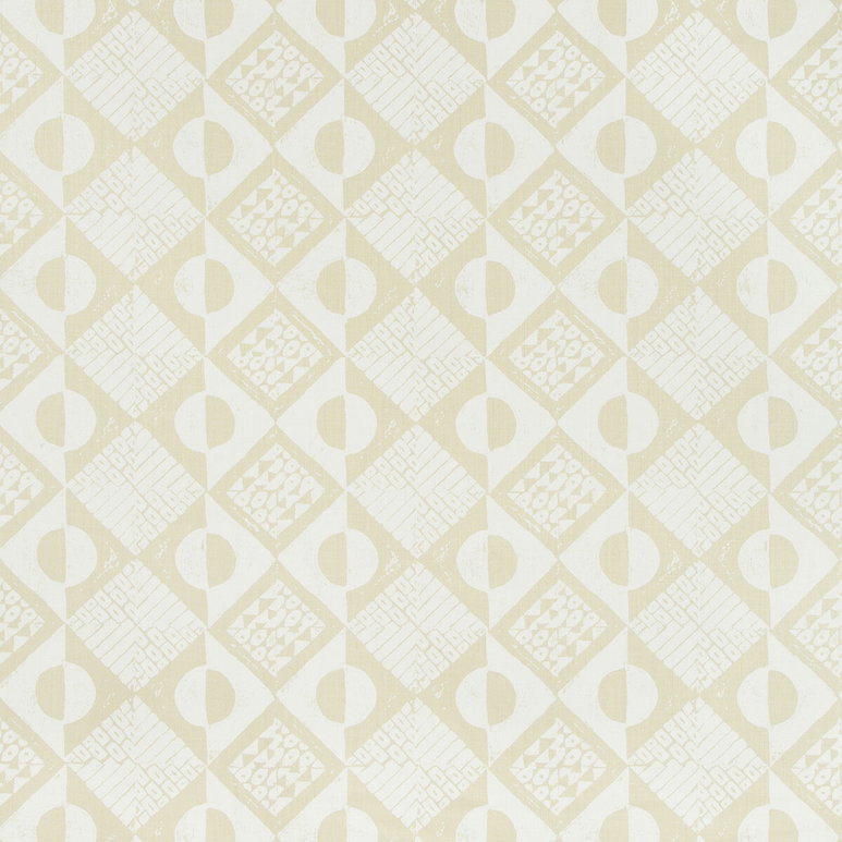 Lee Jofa Circles And Squares Off White Fabric