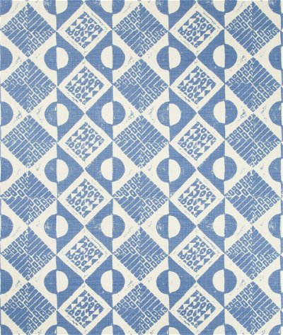Lee Jofa Circles And Squares Azure Fabric