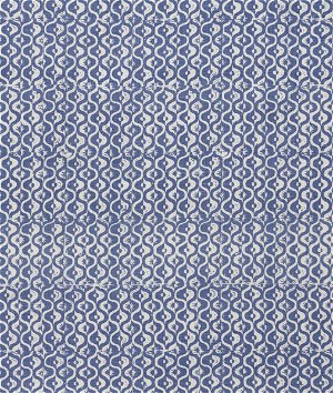 Lee Jofa Small Medallion Azure Fabric