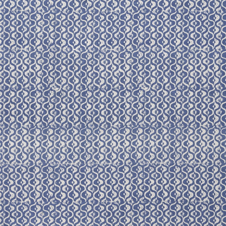 Lee Jofa Small Medallion Azure Fabric