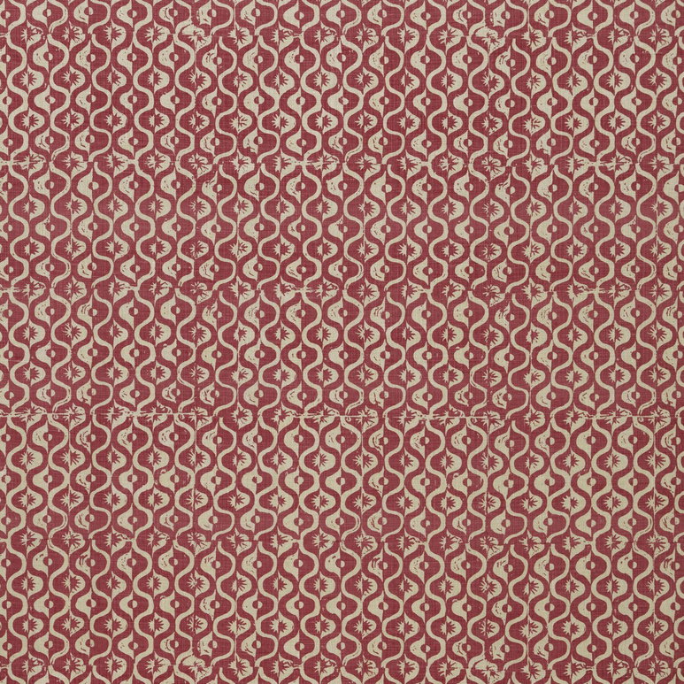 Lee Jofa Small Medallion Berry Fabric