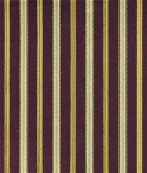 Lee Jofa Canfield Stripe Aubergine Fabric