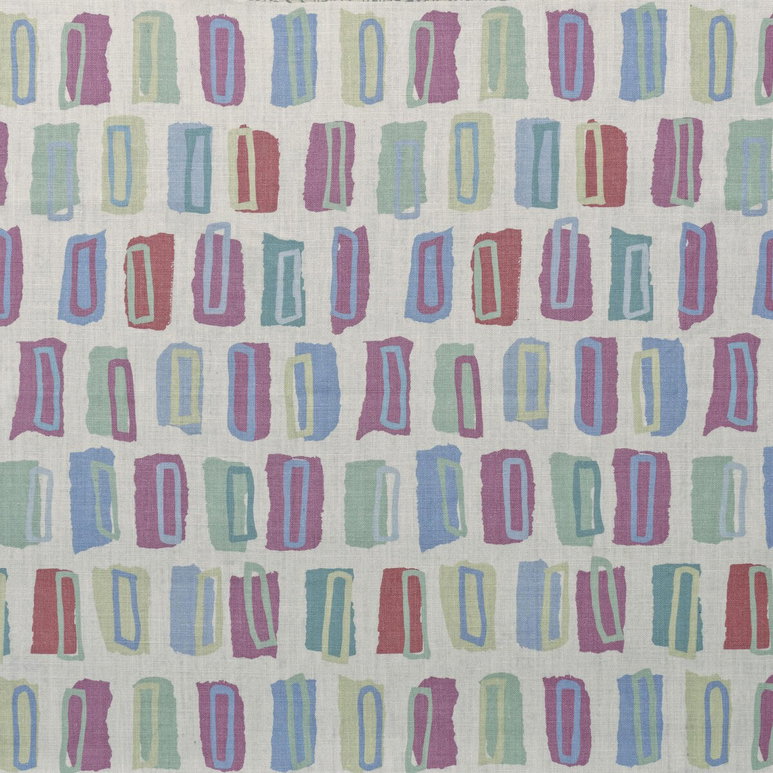Lee Jofa Hudson Blue/Rose Fabric