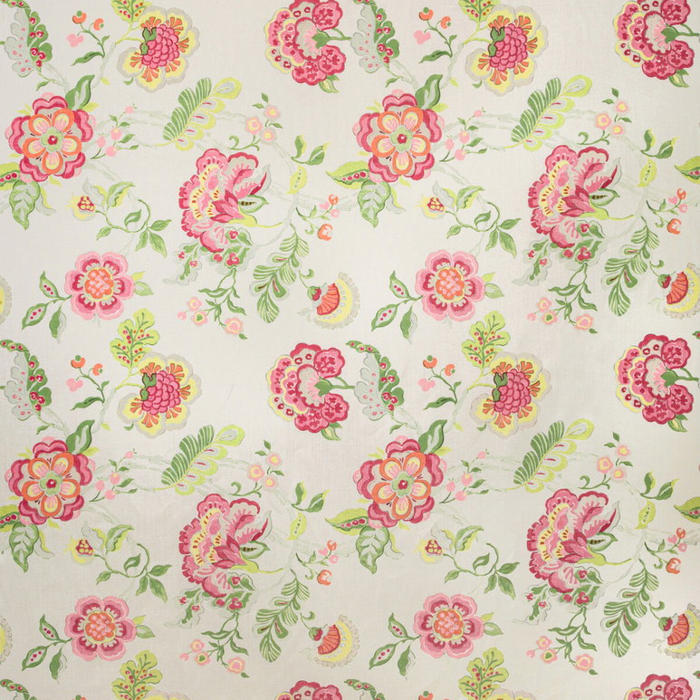 Lee Jofa Somerset Pink/Lime Fabric