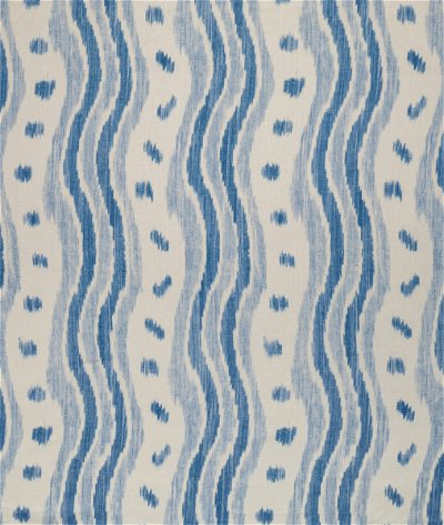 Lee Jofa Ikat Stripe Azure Fabric