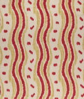 Lee Jofa Ikat Stripe Red/Green Fabric