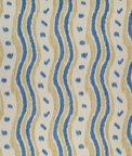 Lee Jofa Ikat Stripe Blue/Yellow Fabric