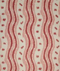Lee Jofa Ikat Stripe Coral Fabric
