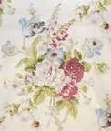 Lee Jofa Grenville Glazed Chintz Pink/Green Fabric