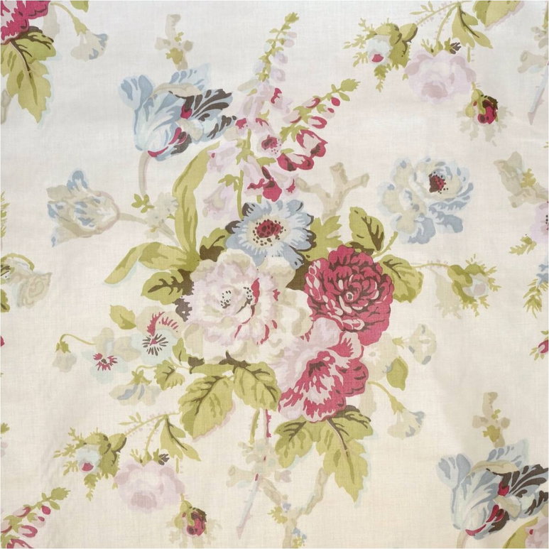 Lee Jofa Grenville Glazed Chintz Pink/Green Fabric
