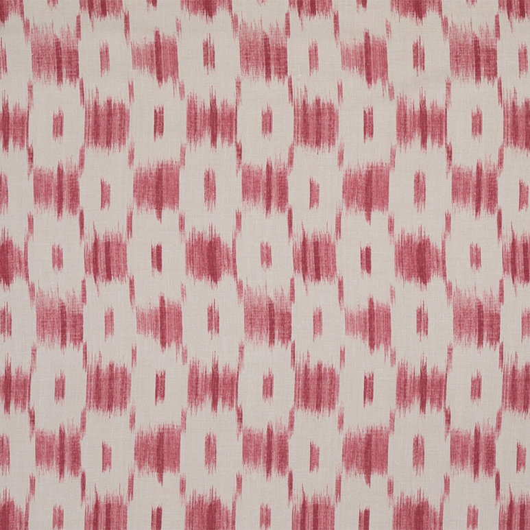 Lee Jofa Ikat Check Rose Fabric