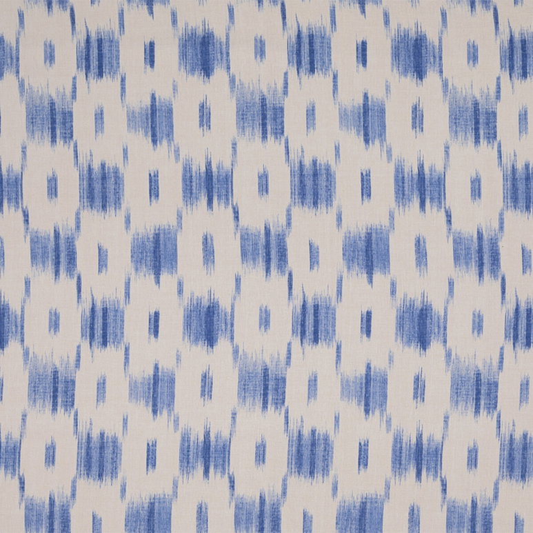 Lee Jofa Ikat Check Blue Fabric