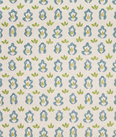 Lee Jofa Springfield Aquamarine Fabric