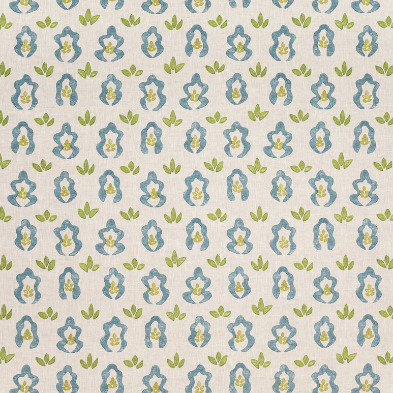 Lee Jofa Springfield Aquamarine Fabric