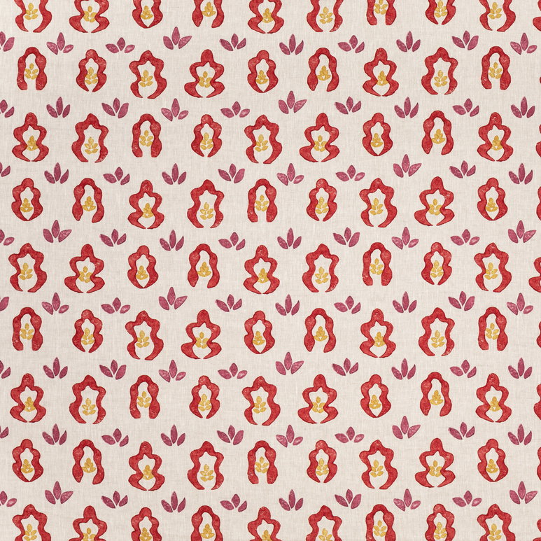 Lee Jofa Springfield Red Fabric