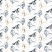 Premier Prints Bird Toile Brazilian Yellow Slub Canvas Fabric
