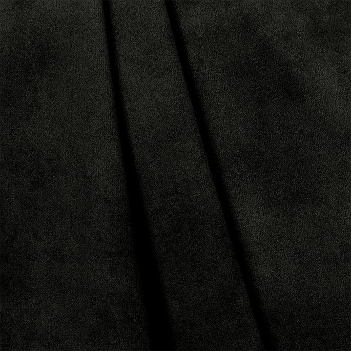 Bliss 110" Velvet Black Fabric image 2 of 2