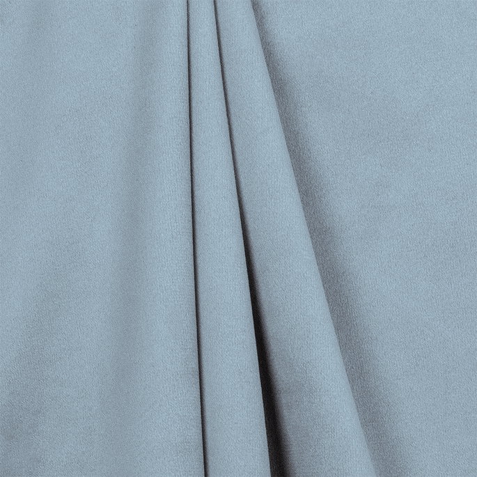 Bliss 110" Velvet Blue Fabric image 2 of 2