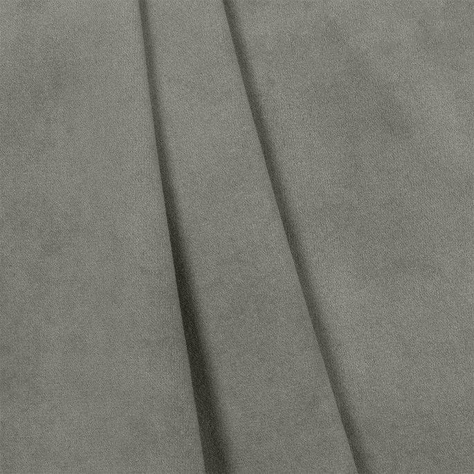 Bliss 110" Velvet Gray Fabric image 2 of 2