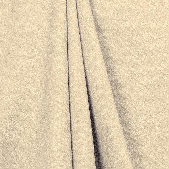 Bliss 110" Velvet Ivory Fabric image 2 of 2