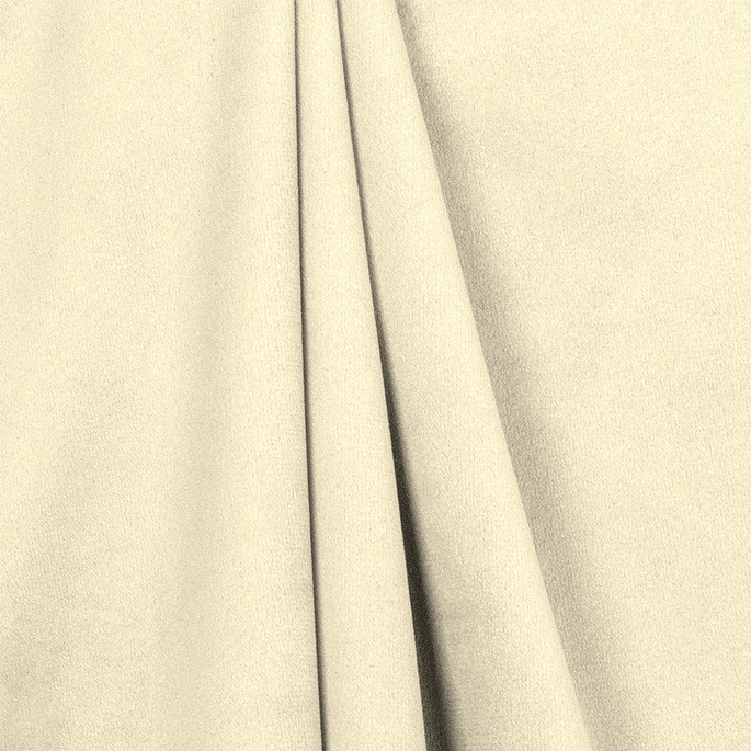 Bliss 110" Velvet White Fabric image 2 of 2