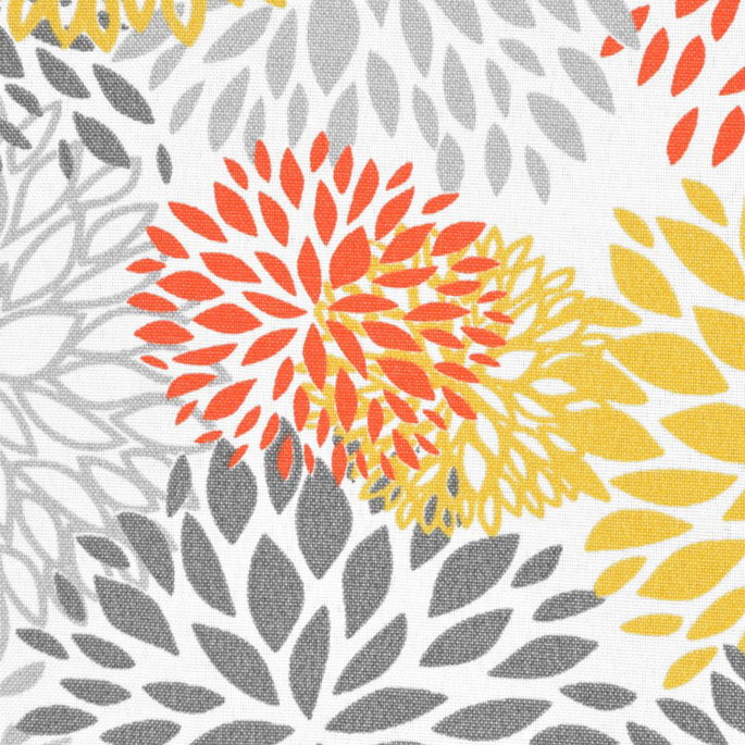 Premier Prints Outdoor Blooms Citrus Fabric image 2 of 3