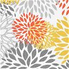 Premier Prints Outdoor Blooms Citrus Fabric - Image 2