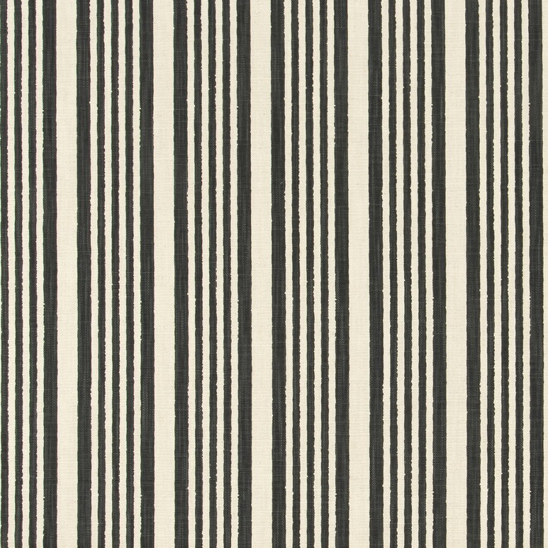 Premier Prints Bodie Black Flame Slub Linen Natural Fabric