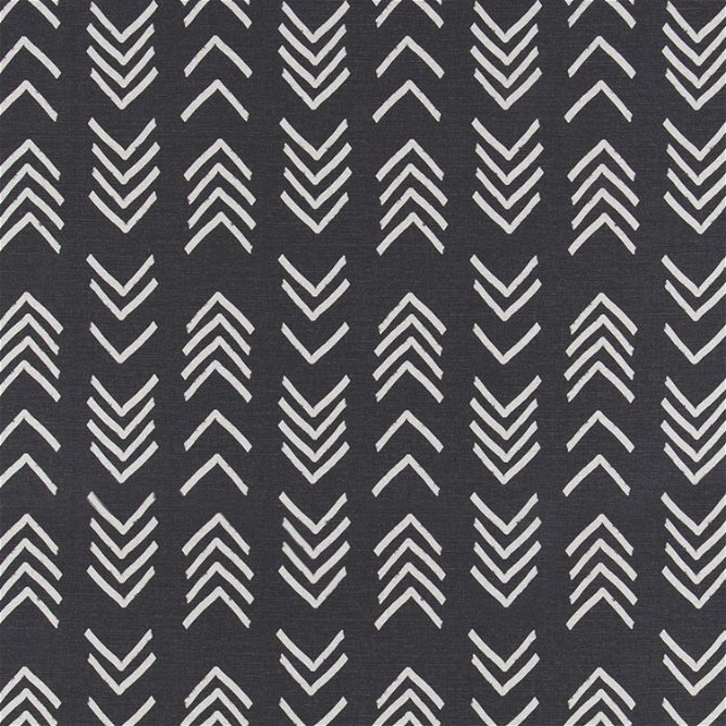 Premier Prints Bogolan Black Flame Flax Fabric