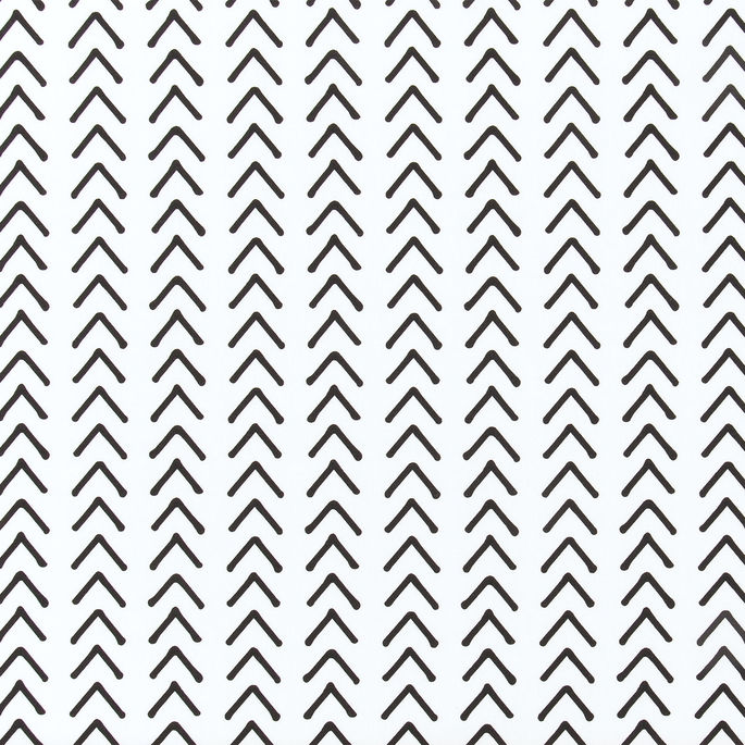 Premier Prints Boho White Black Canvas Fabric image 1 of 1