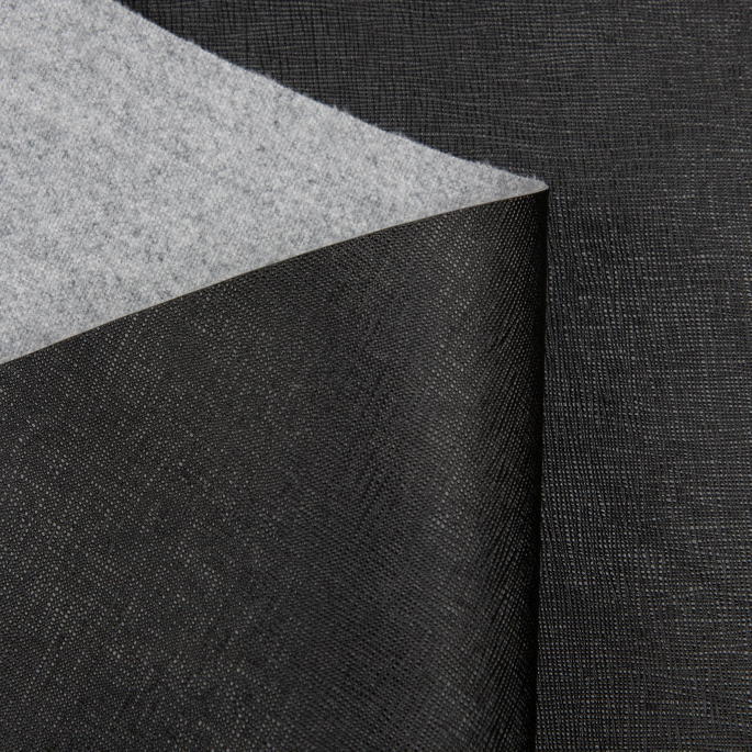 Bolero Black Polyurethane Fabric image 3 of 3