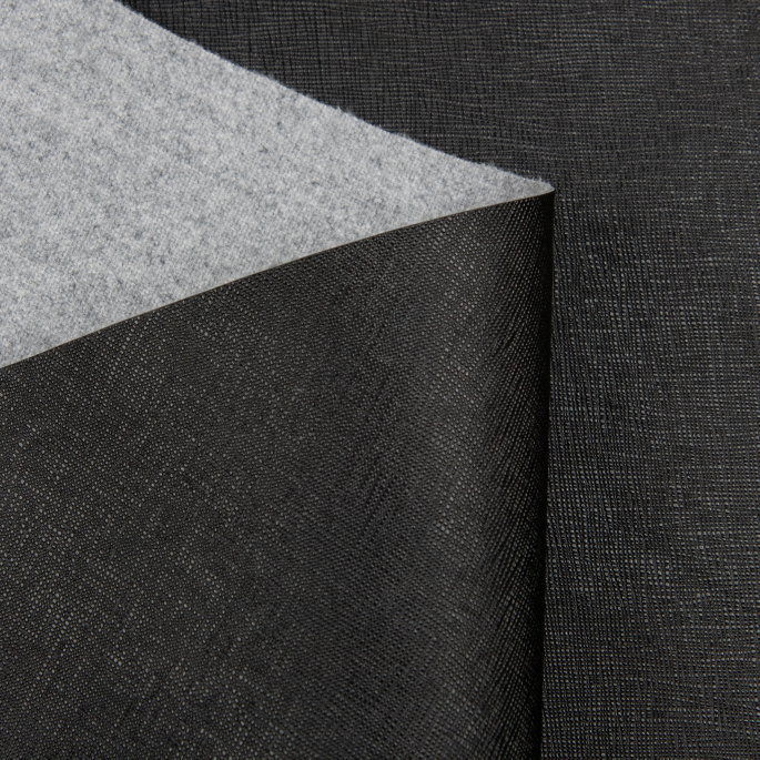 Bolero Black Polyurethane Fabric image 3 of 3