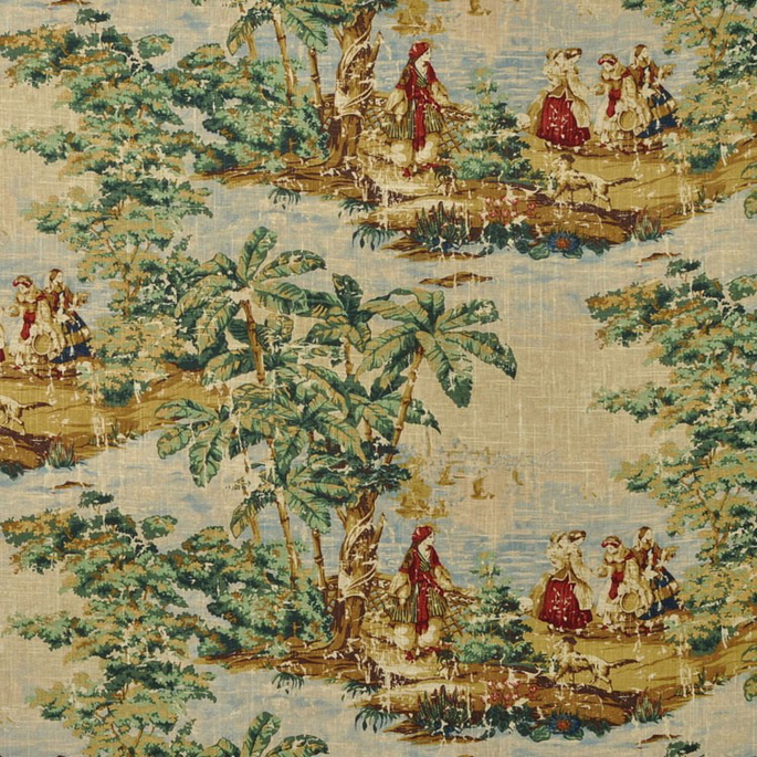 Covington Bosporus Billard Fabric image 1 of 5