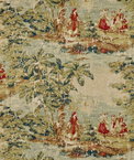 Covington Bosporus Antique Red Fabric