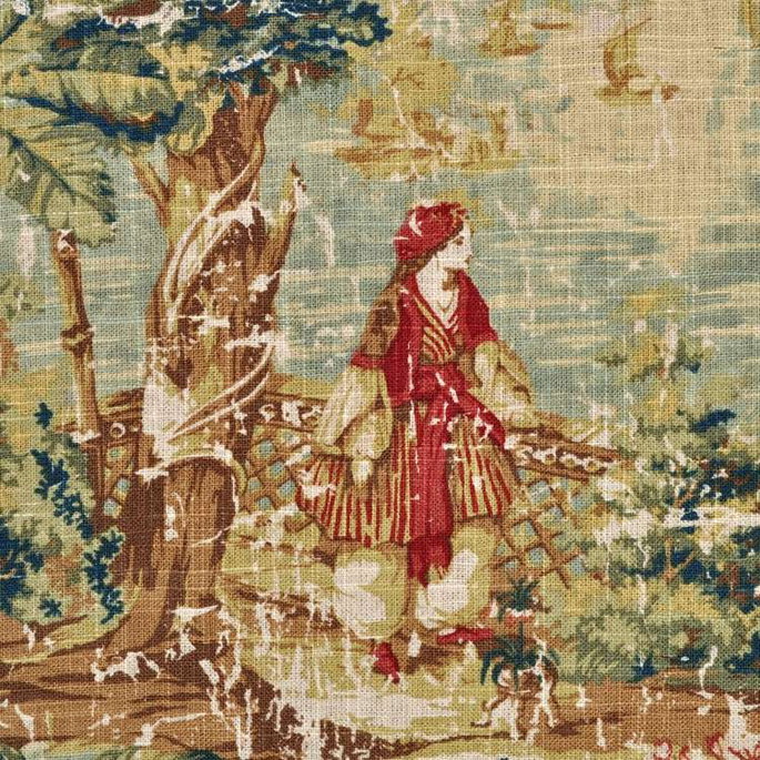 Covington Bosporus Antique Red Fabric image 2 of 5