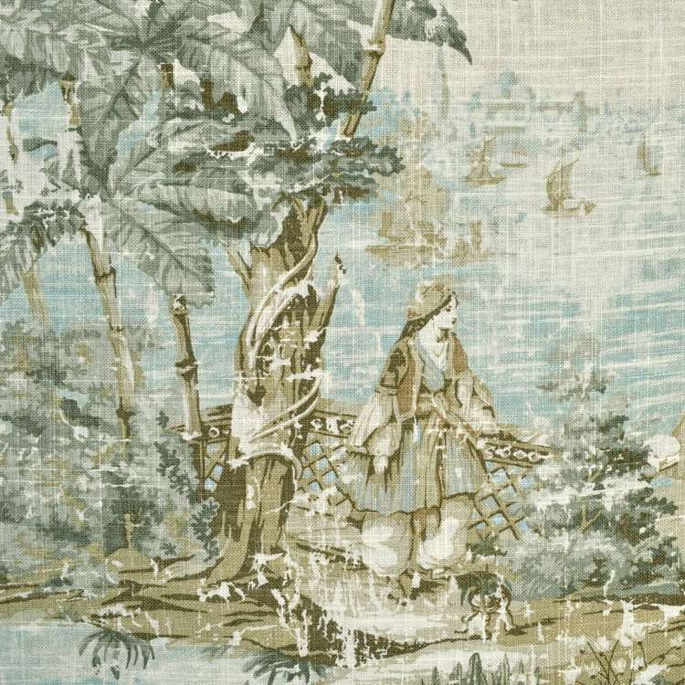 Covington Bosporus Flax Fabric image 2 of 5