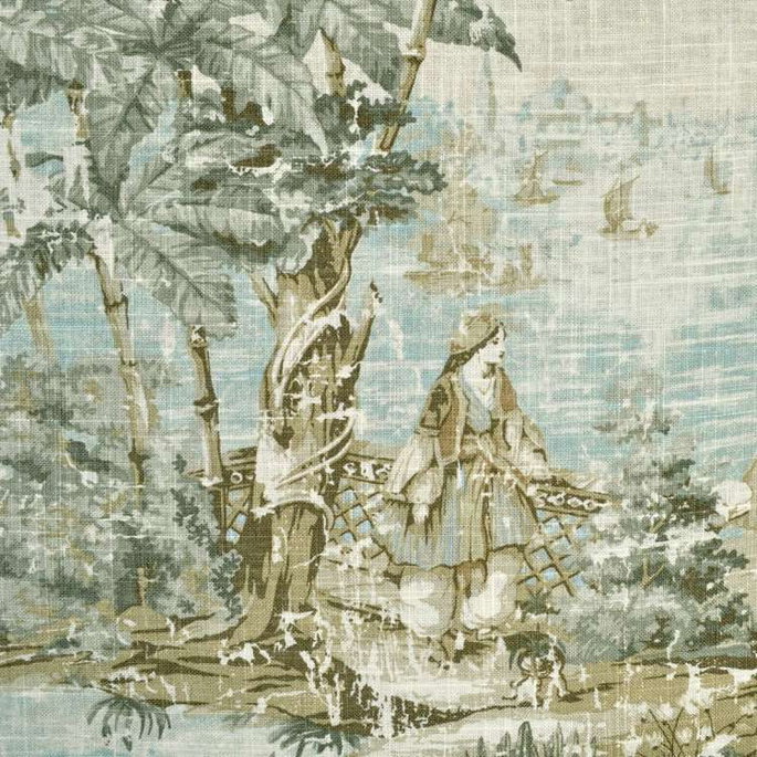 Covington Bosporus Flax Fabric image 2 of 5