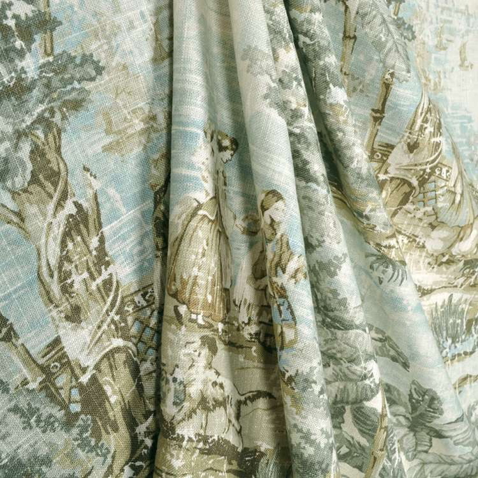 Covington Bosporus Flax Fabric image 4 of 5