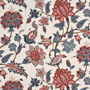 GP & J Baker Baker's Indienne Blue/Pink Fabric