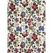 GP & J Baker Persian Pomegranate Red/Indigo/Stone Fabric