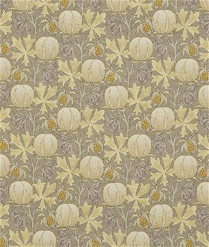 GP & J Baker Pumpkins Grey/Ochre Fabric
