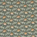 GP & J Baker Tulip & Jasmine Teal Fabric