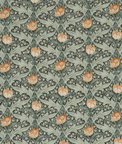 GP & J Baker Tulip & Jasmine Teal Fabric